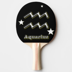 Raquete De Tênis De Mesa Símbolo do Aquário