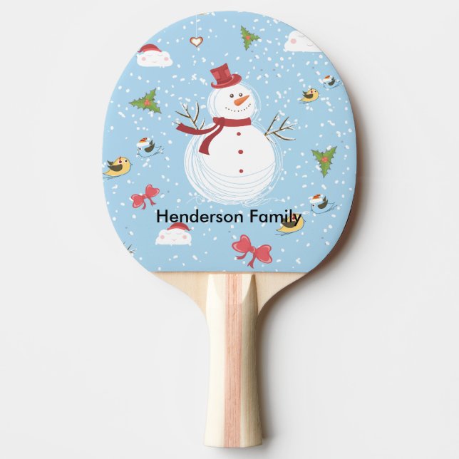 Raquete De Tênis De Mesa Snowman (Frente)