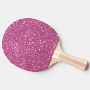 Raquete De Tênis De Mesa Sparkles do brilho do rosa quente