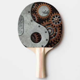 Raquete De Tênis De Mesa Steampunk Yin Yang