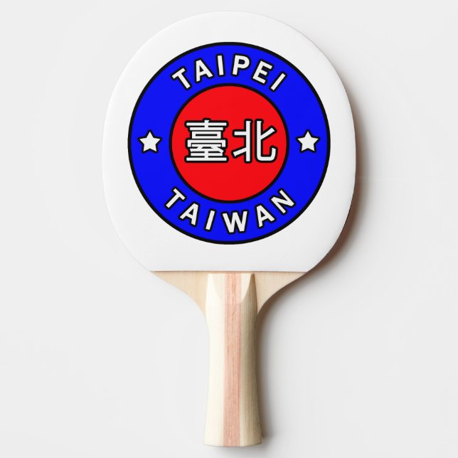 Raquete De Tênis De Mesa Taipei Taiwan (Frente)