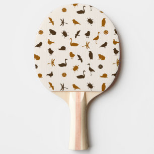 Raquete De Tênis De Mesa Teste padrão animal 2