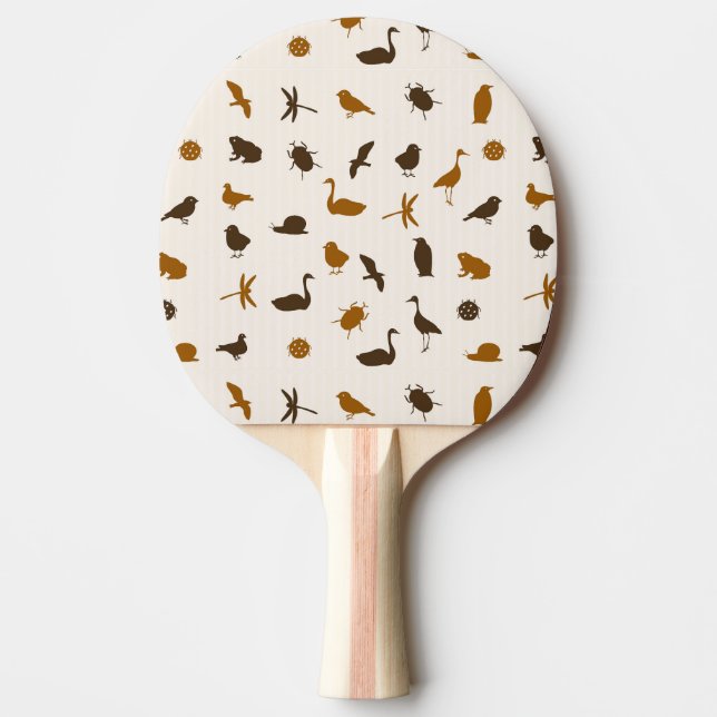 Raquete De Tênis De Mesa Teste padrão animal 2 (Frente)