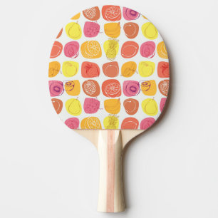 Raquete De Tênis De Mesa Teste padrão da fruta