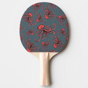Raquete De Tênis De Mesa Teste padrão Sneaky do polvo