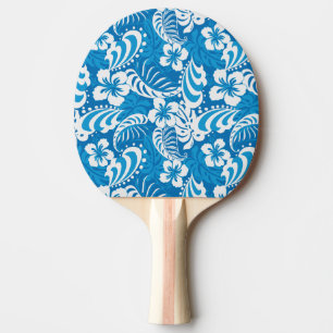 Raquete De Tênis De Mesa Teste padrão tropical do hibiscus