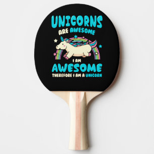 Raquete De Tênis De Mesa Unicórnio mágico
