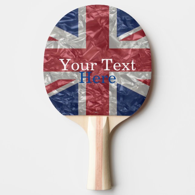 Raquete De Tênis De Mesa Union Jack Flag - Desapertado (Frente)