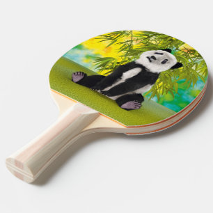 Raquete De Tênis De Mesa Urso Panda Fofo Presente Perfeito para Amantes de 