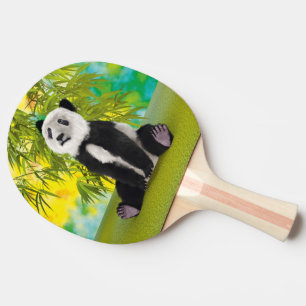Raquete De Tênis De Mesa Urso Panda Fofo Presente Perfeito para Amantes de 