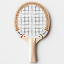 Raquete De Tênis De Mesa Vintage Wooden Tênis Racket