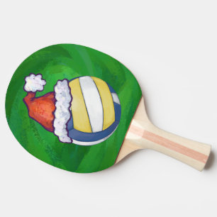 Raquete De Tênis De Mesa Voleibol do chapéu do Natal