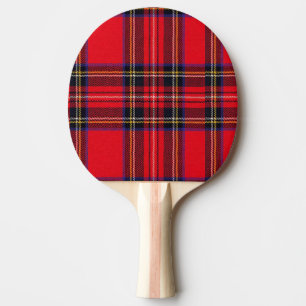 Raquete De Tênis De Mesa Xadrez vermelha de Stewart tartan