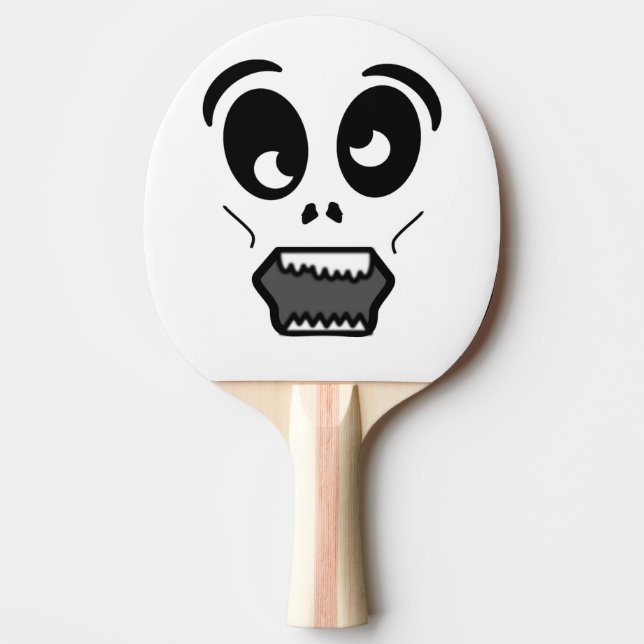 RAQUETE DE TÊNIS DE MESA ZOMBIE FACE (Frente)