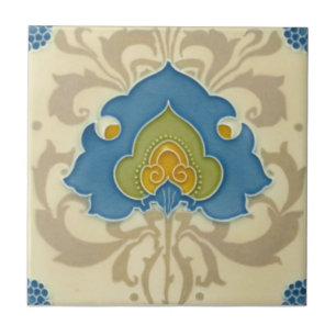 Raras Minton Art Nouveau Impressão+Alivio Antiqua