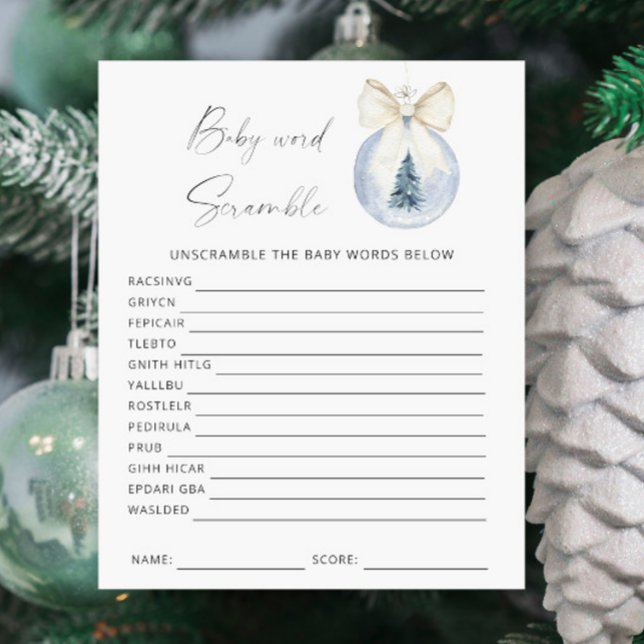 Rascunho de palavras - Jogo de chá de fraldas de i (Criador carregado)