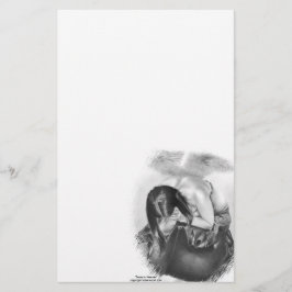 Rasgos em artigos de papelaria do céu