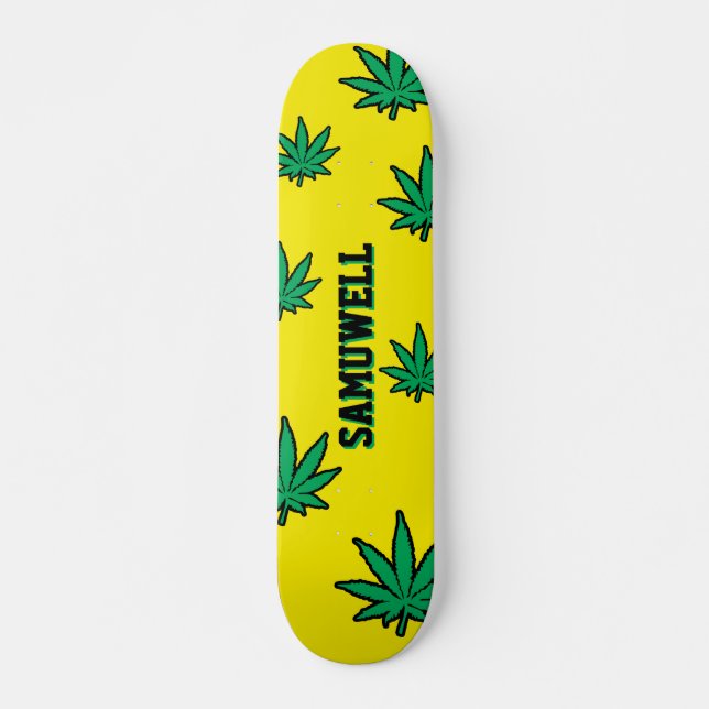Rasta Design Skateboard (Frente)
