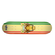 Rasta Lion Crest skate