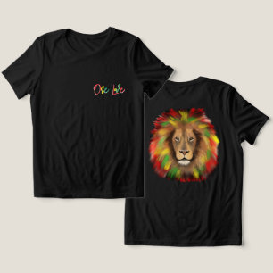 rasta lion head green yellow Jamaica one love