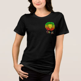 rasta lion head green yellow Jamaica one love