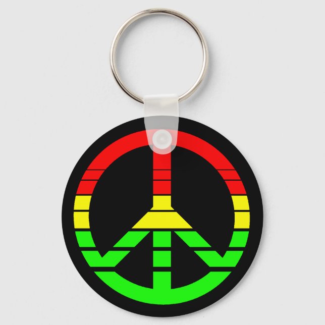 Rasta Peace Chaveiro (Frente)