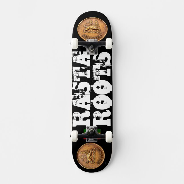 RASTA RAÍZES  Skateboard (Frente)