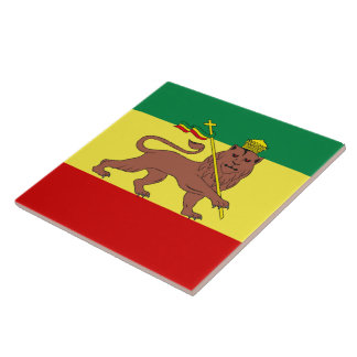 Rasta Reggae Leão de Judah Trivet Azulejo
