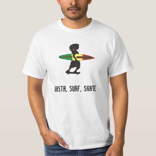 RASTA/ SURF/ SKATE CAMISETA