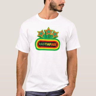 Rastafari retro Stars camisas escuras