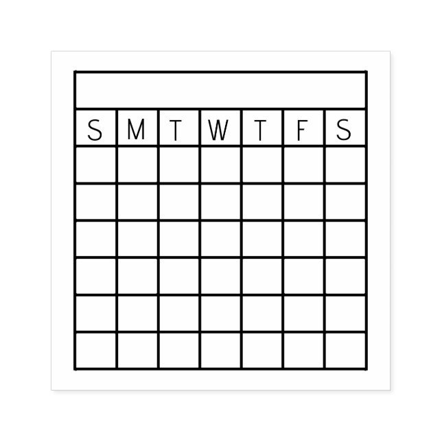 Rastreador de Hábitos Mensal, Carimbo de Calendári (Impressão)