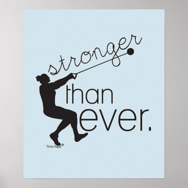 Rastrear e Poster de inspiração de martelo de camp (Frente)