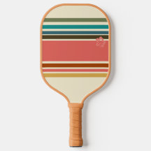 Rastreio de Pickleball Retro Hibiscus Stripe
