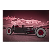 Rat Rod em Bonneville Poster