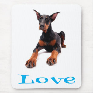 Ratinho de Mousepad Doberman Pinscher