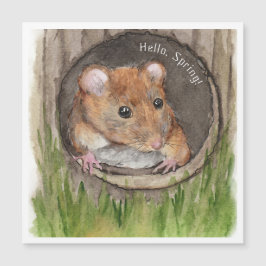 Rato Aquarela Rústica