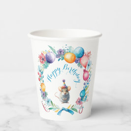 Rato bonito Vestindo um chapéu de festa