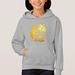 Rato Chinês Ano 2020 Crianças de Uva Hoodie
