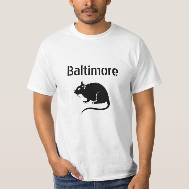 RATO de Baltimore --- NEGÓCIO com ele! Camisa de T (Frente)