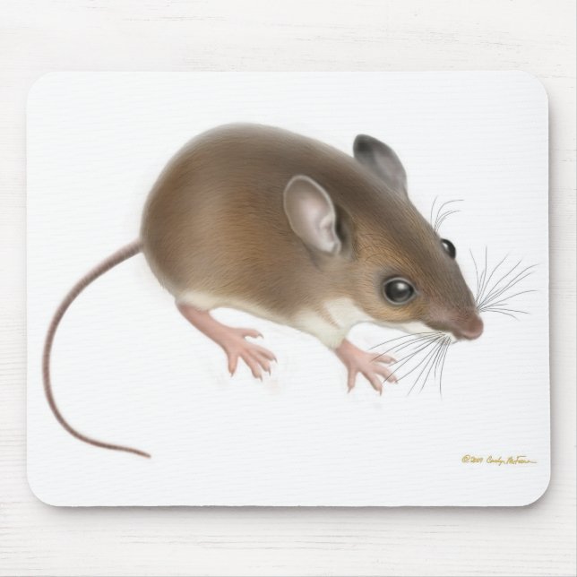 Rato de cervos Mousepad (Frente)