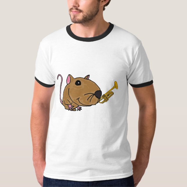 Rato DU que joga uma camisa da trombeta (Frente)
