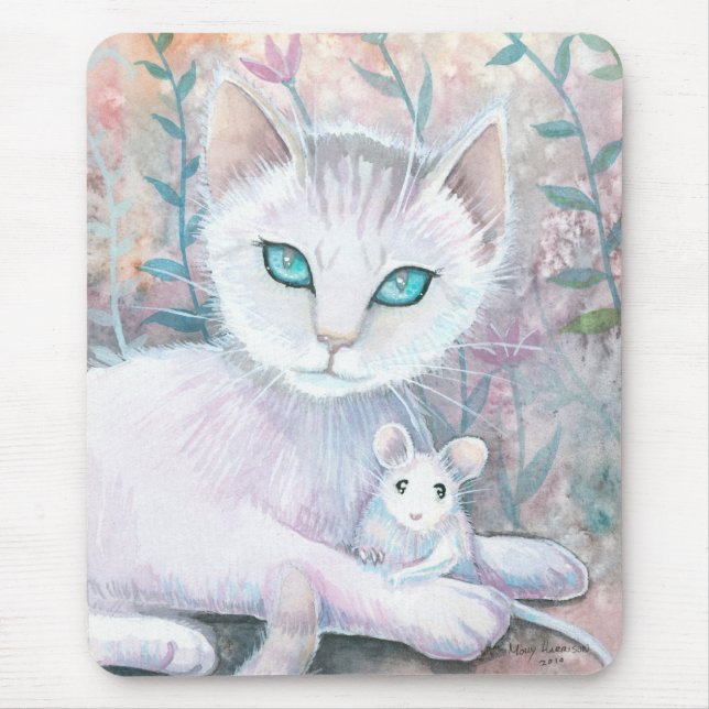 Rato e Gato Mousepad (Frente)