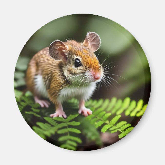 Rato Ginger Australiano de Compras, Imã de geladei (Frente)