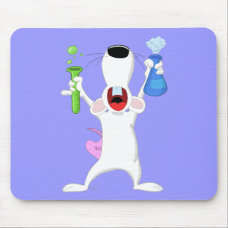 Rato Mousepad do laboratório do tubo de ensaio