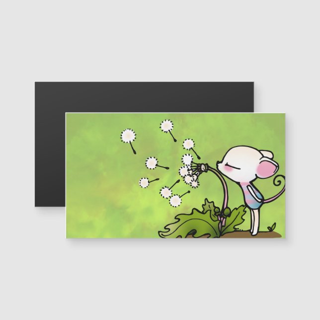 Rato soprando em Dandelion (Frente/Verso)