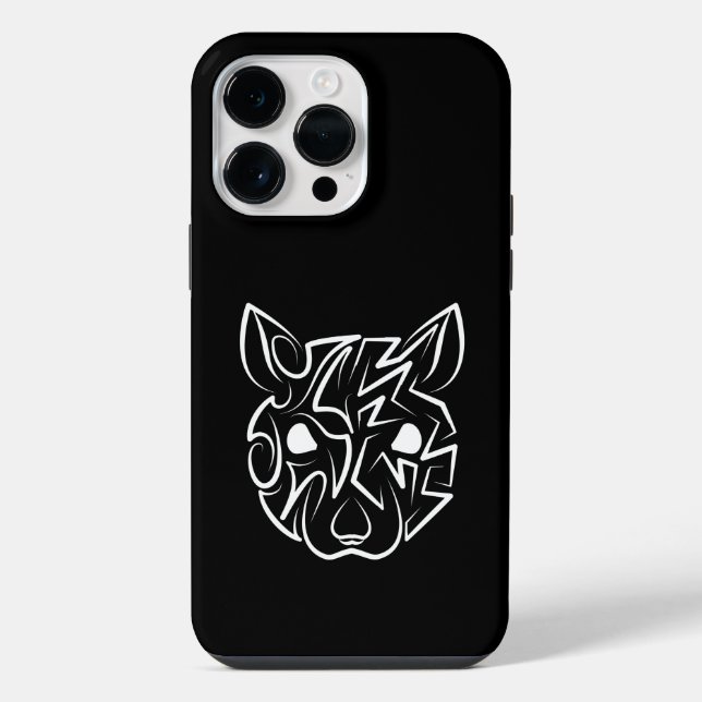 Rato Tribal Preto e Branco (Verso)