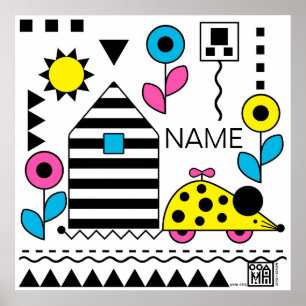 Rato Wheelie e Poster de Casa - CMYK - personalize