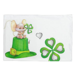 Ratos do dia de St Patrick da caixa do travesseiro