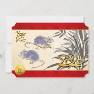 Ratos originais pintura de bambu 2020 HFCI