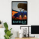 Ravello Itália - Poster de Estilo Retroativo (Home Office)